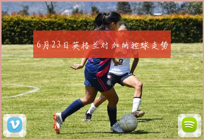 6月23日英格兰对加纳控球走势